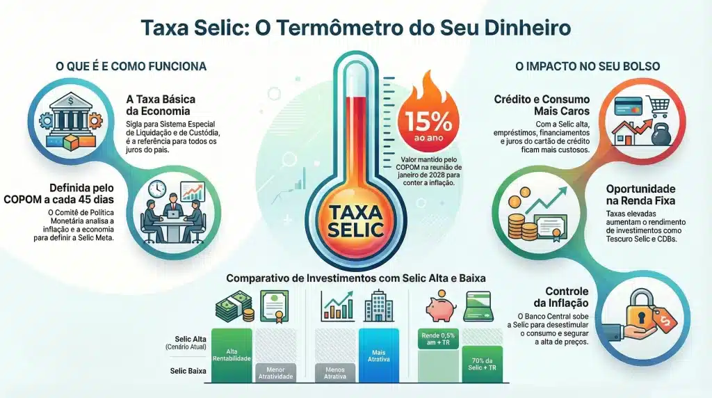 Taxa Selic: O Termômetro do Seu Dinheiro